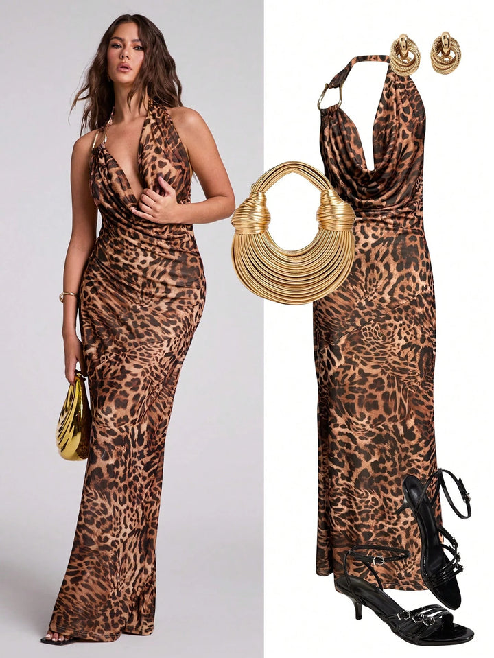 Rochie maxi SHEIN, mix culori