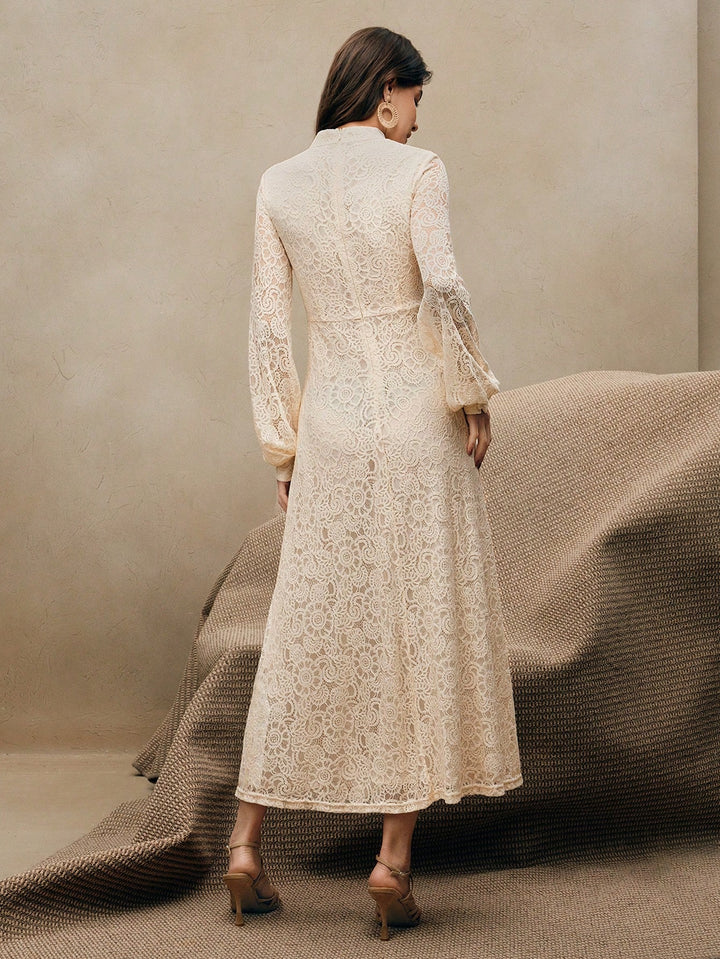 Rochie maxi SHEIN, bej