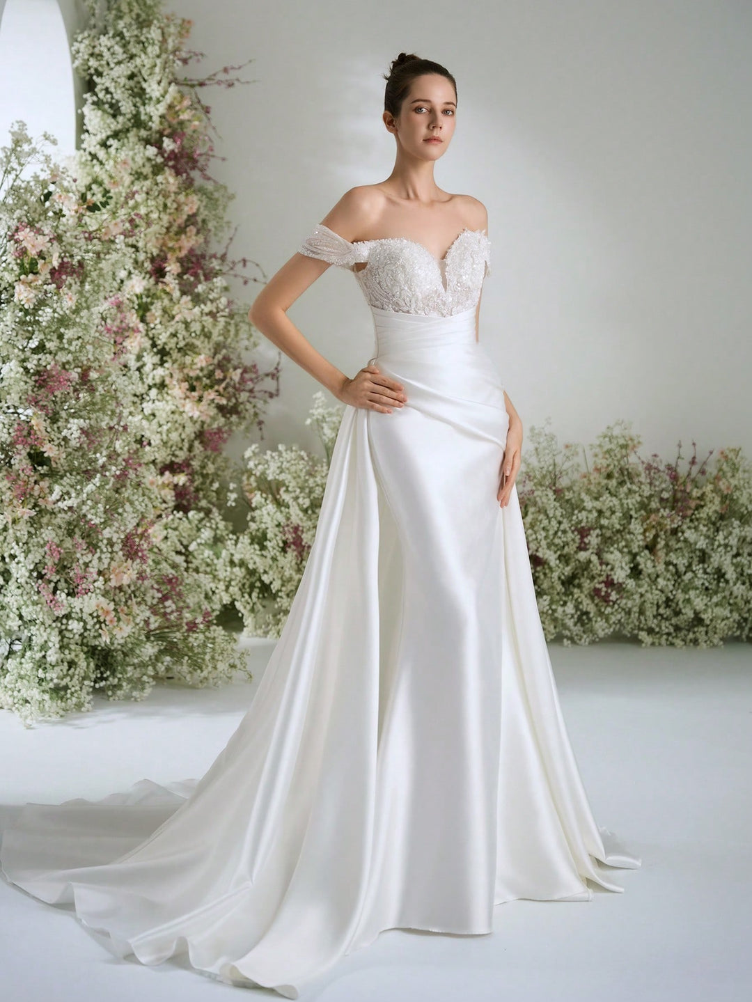 Rochie de mireasă SHEIN, alb