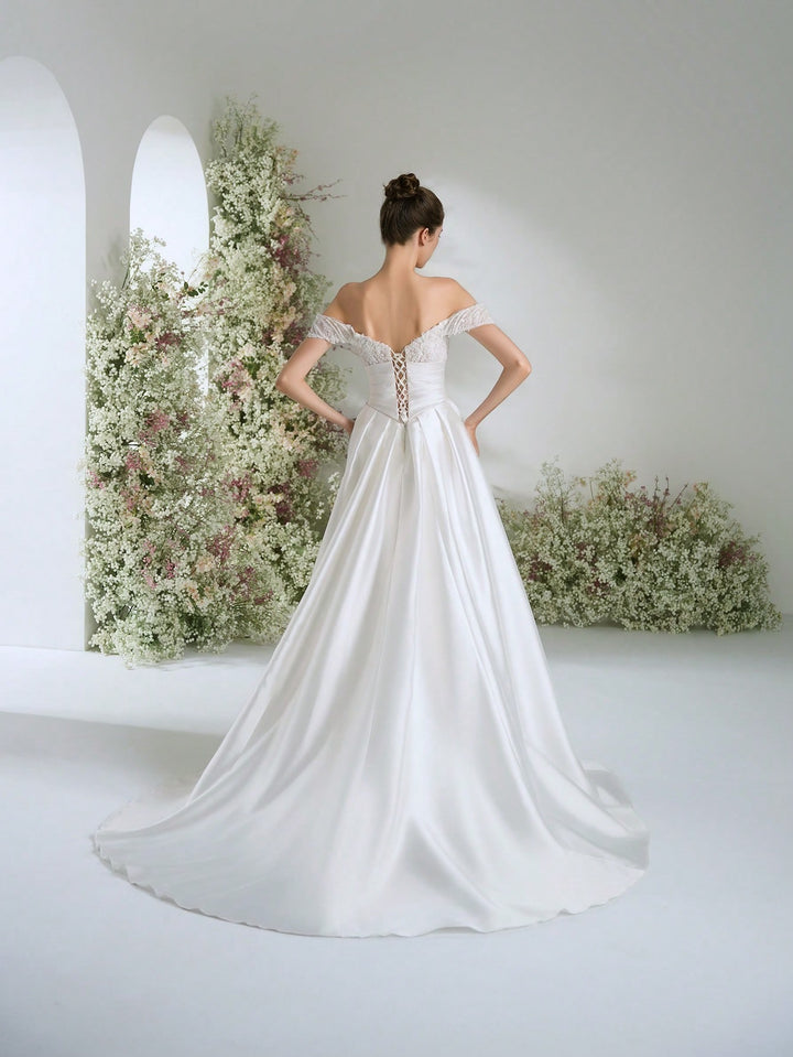Rochie de mireasă SHEIN, alb