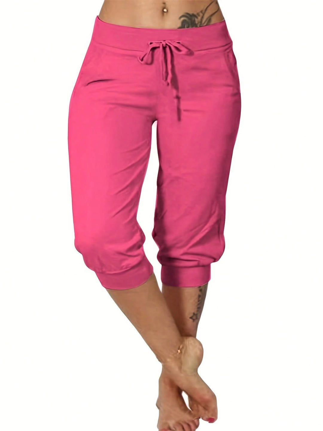 Pantaloni 3/4 SHEIN, roz