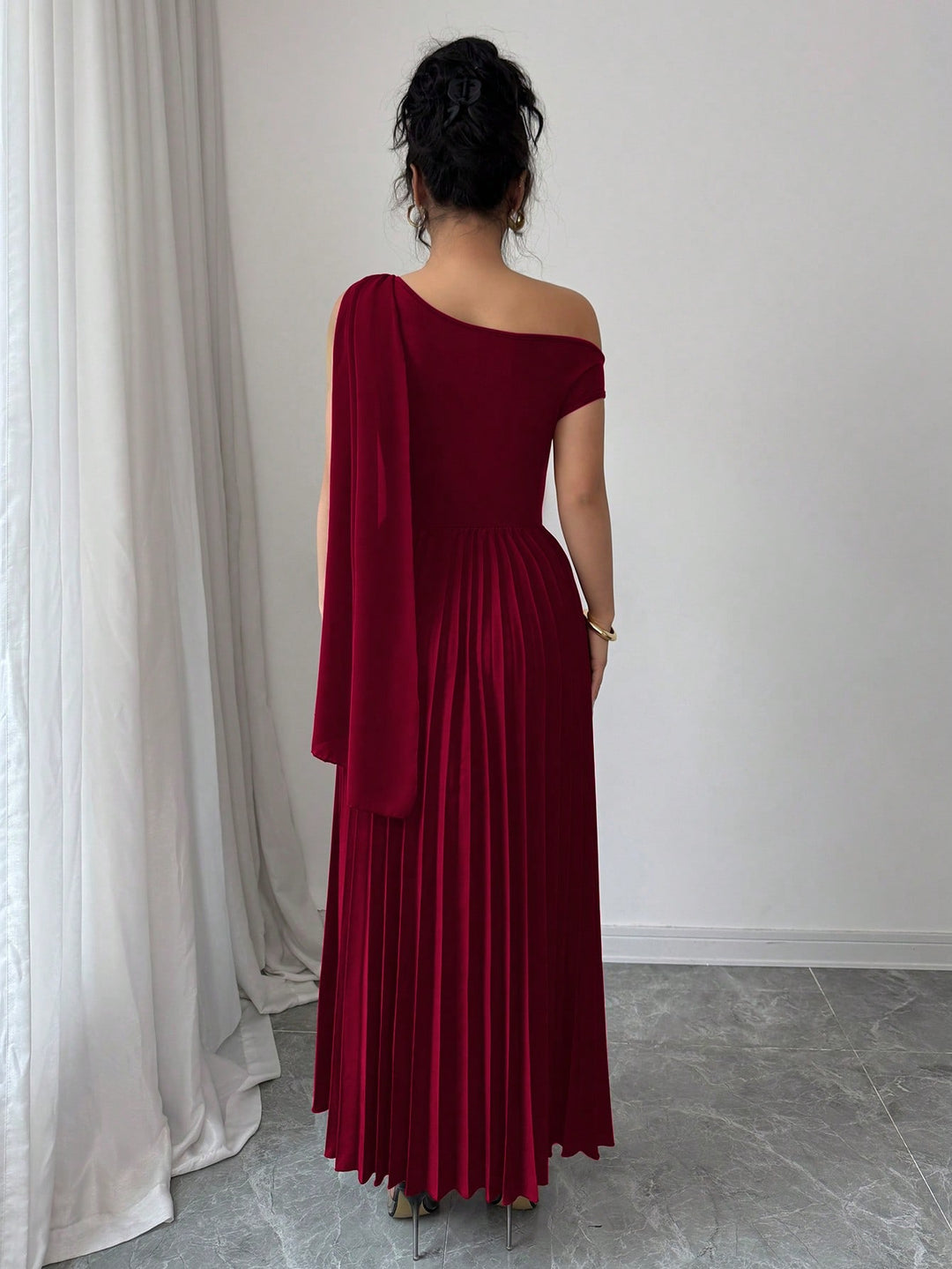 Rochie Maxi Shein, Vișiniu