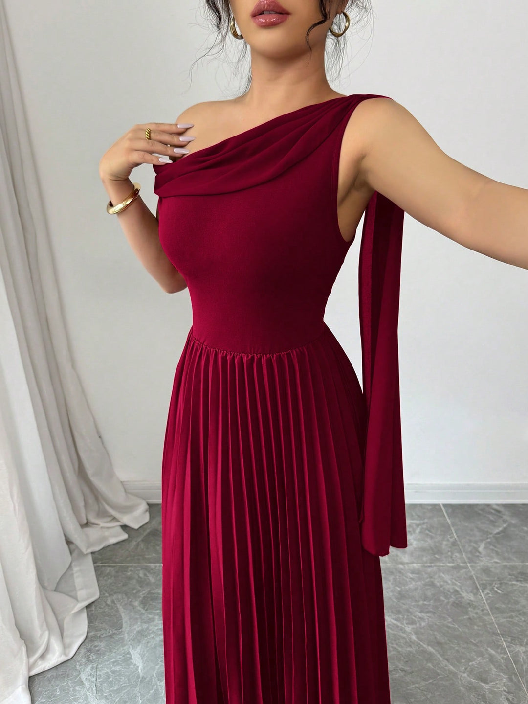 Rochie Maxi Shein, Vișiniu