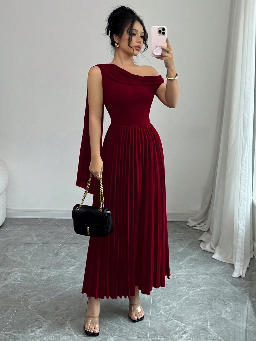 Rochie Maxi Shein, Vișiniu