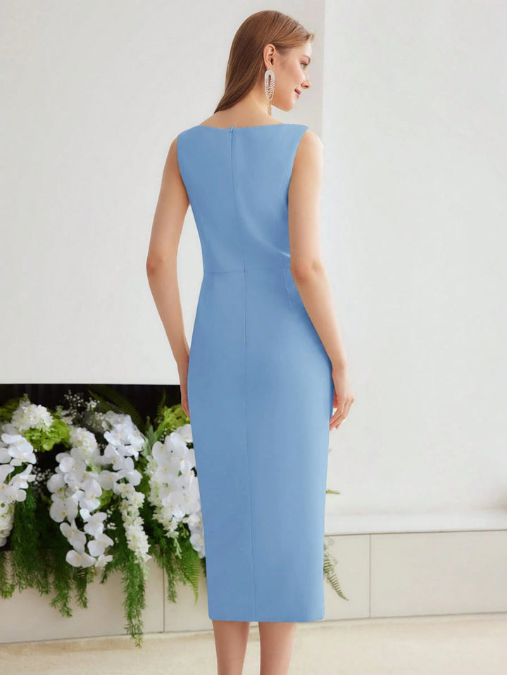 Rochie midi MOTF by Shein, albastru