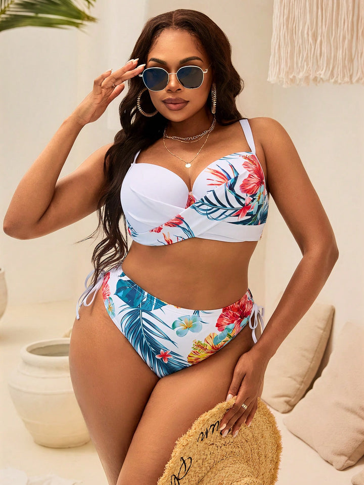 Costum de baie SHEIN, alb