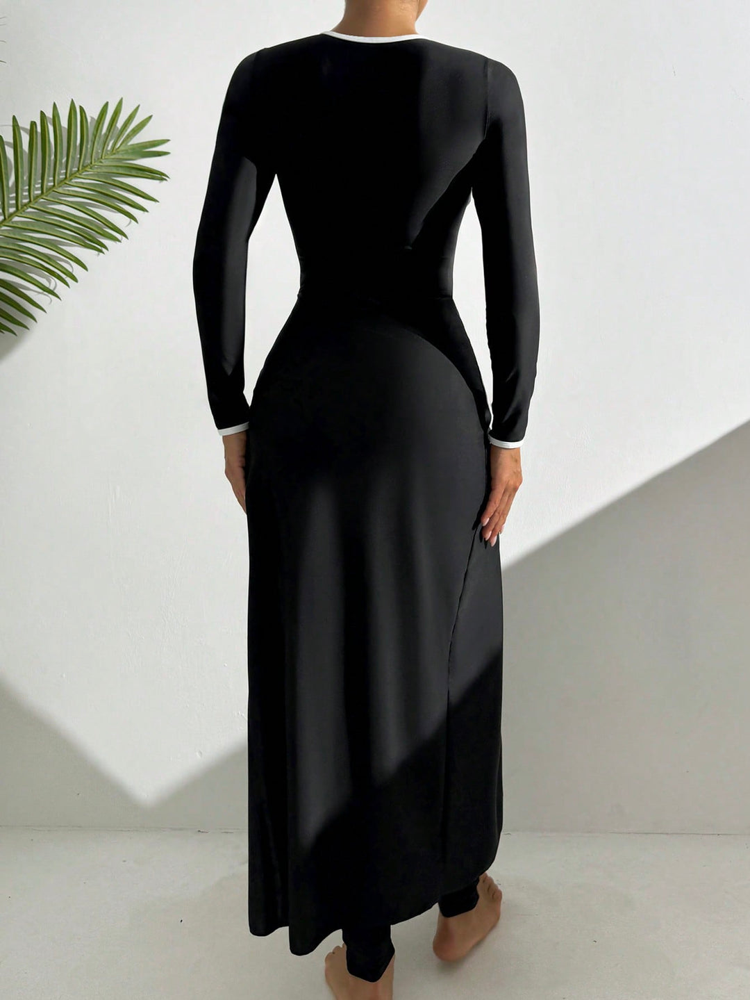 Costum de baie SHEIN, negru