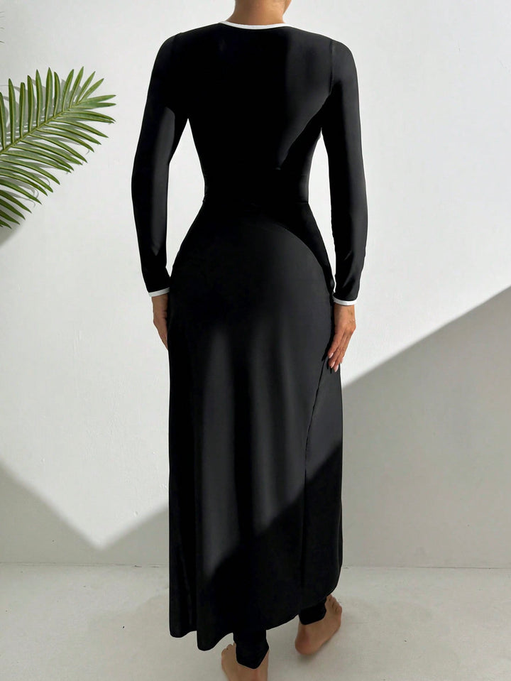Costum de baie SHEIN, negru