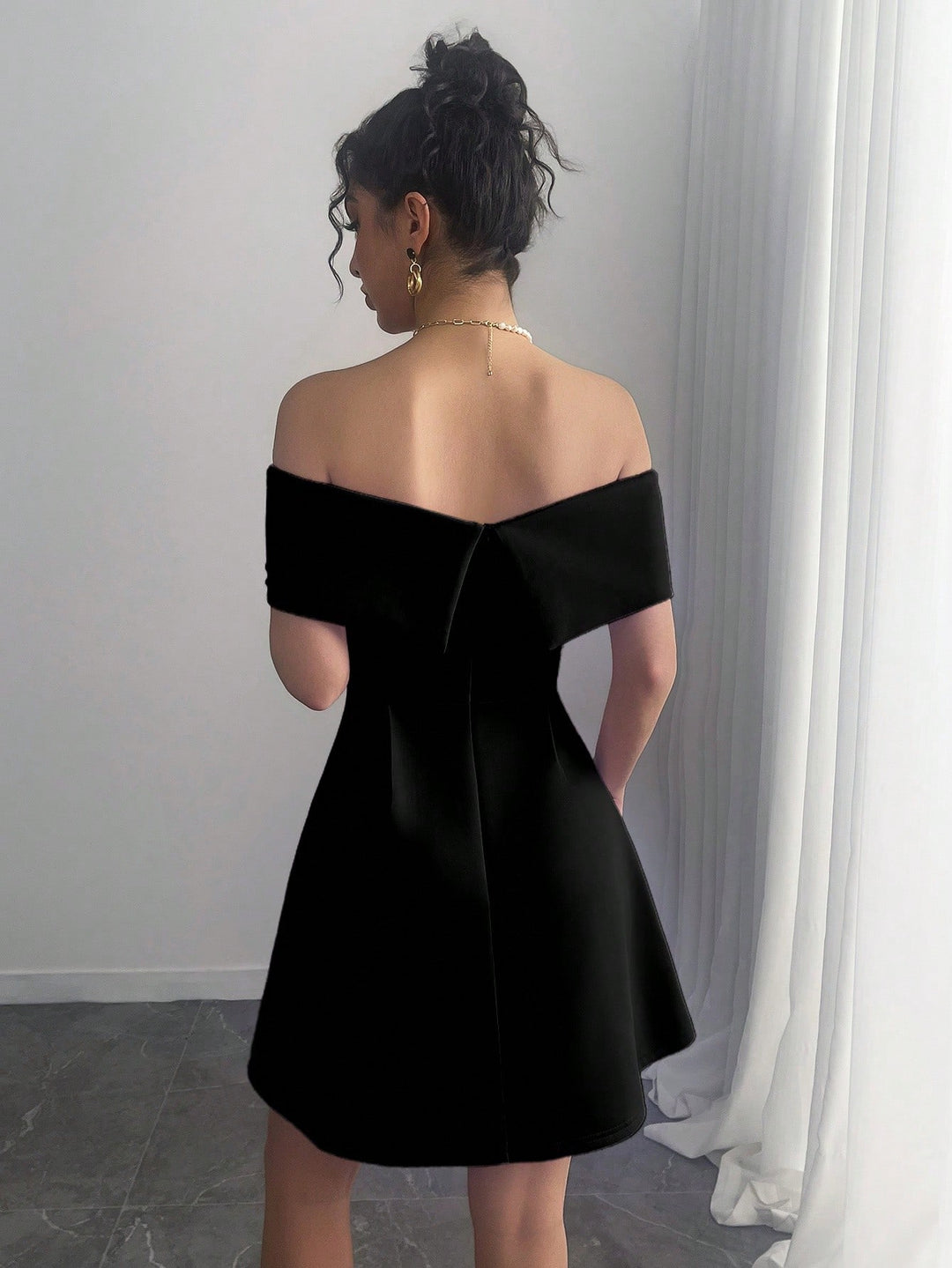 Rochie mini SHEIN, negru