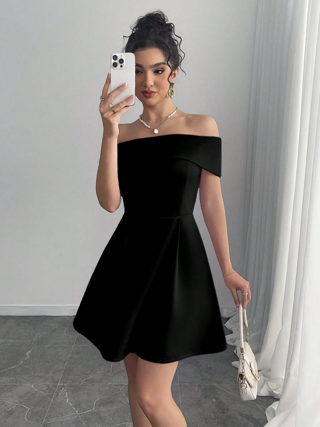 Rochie mini SHEIN, negru