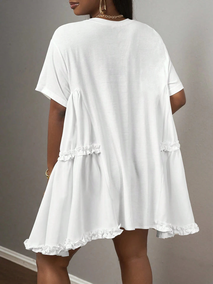 Rochie mini SHEIN, alb