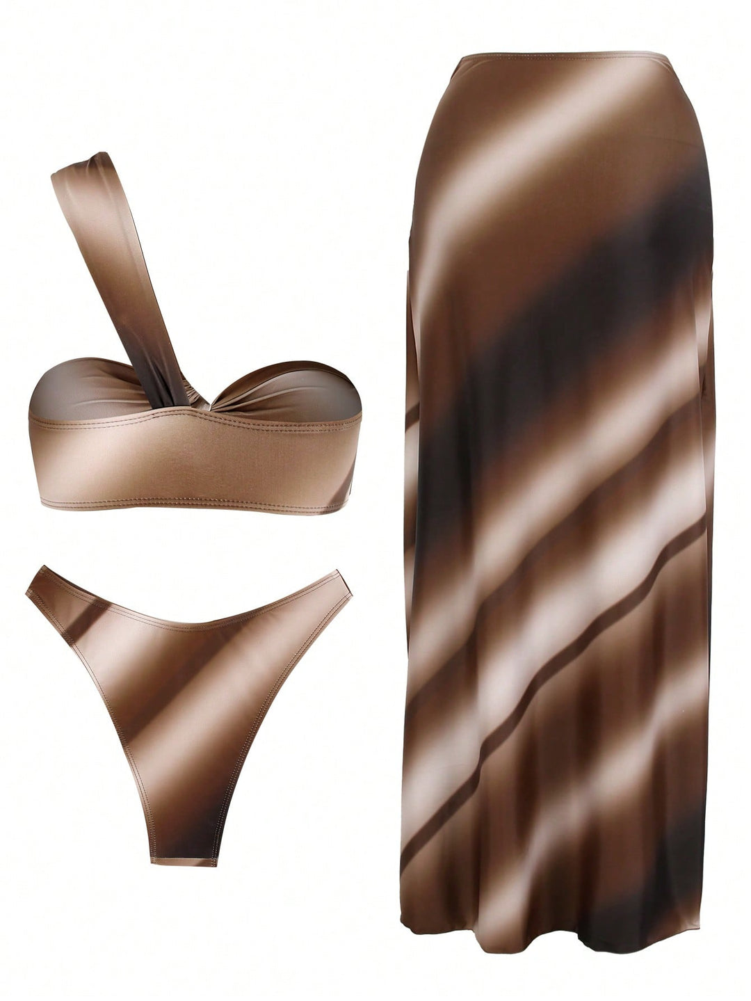 Set costum de baie SHEIN, mix culori