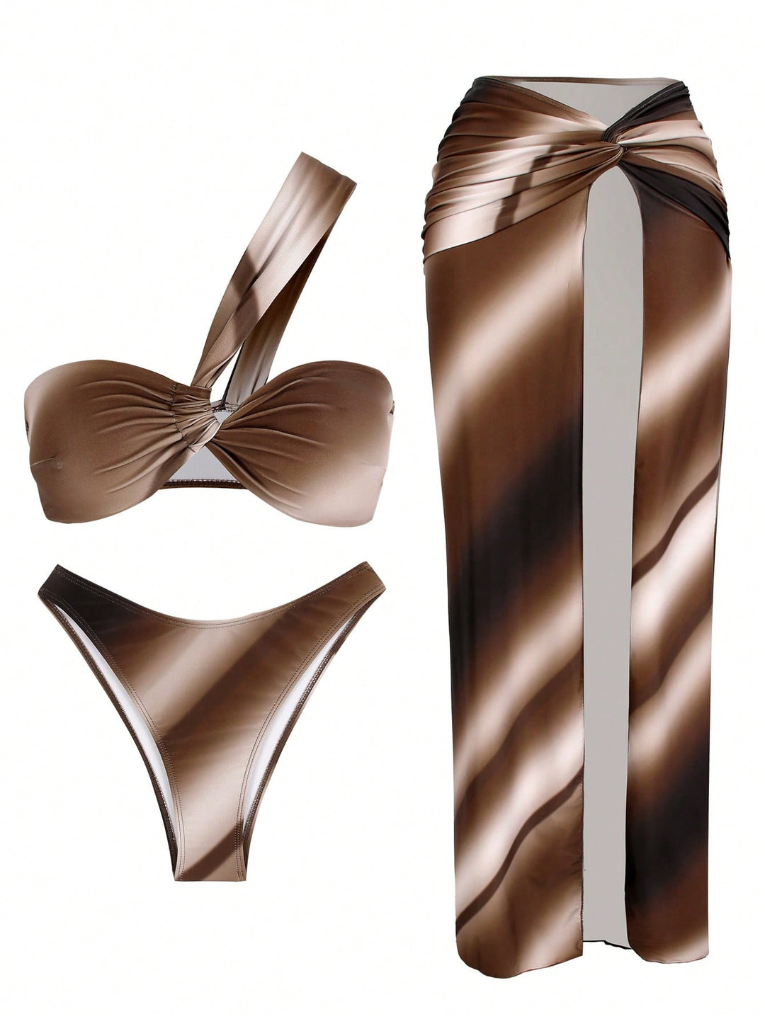 Set costum de baie SHEIN, mix culori