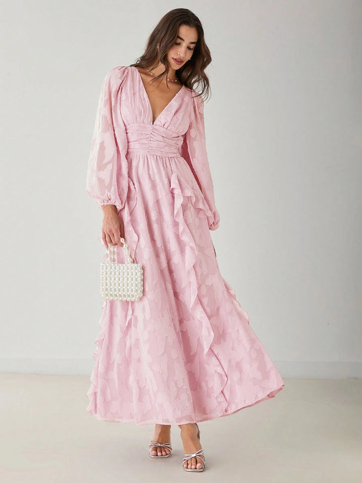 Rochie maxi SHEIN, roz
