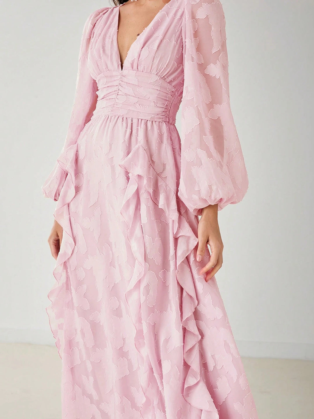 Rochie maxi SHEIN, roz