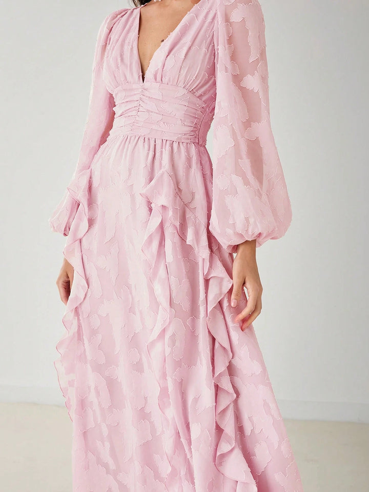 Rochie maxi SHEIN, roz