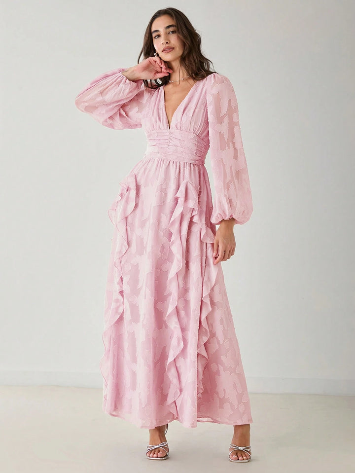Rochie maxi SHEIN, roz