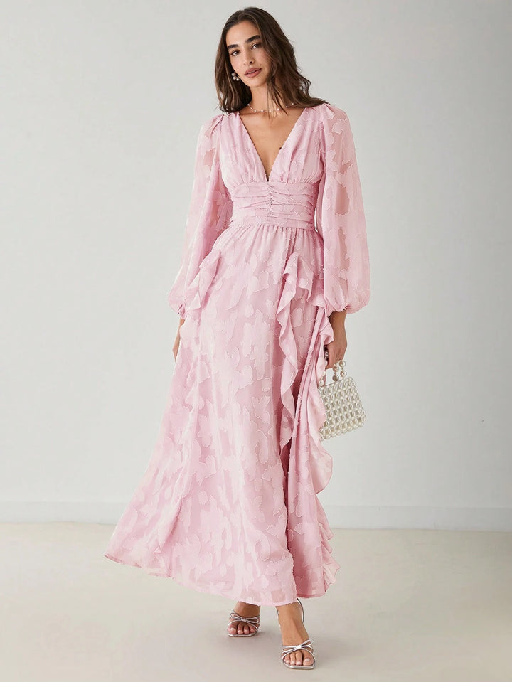 Rochie maxi SHEIN, roz
