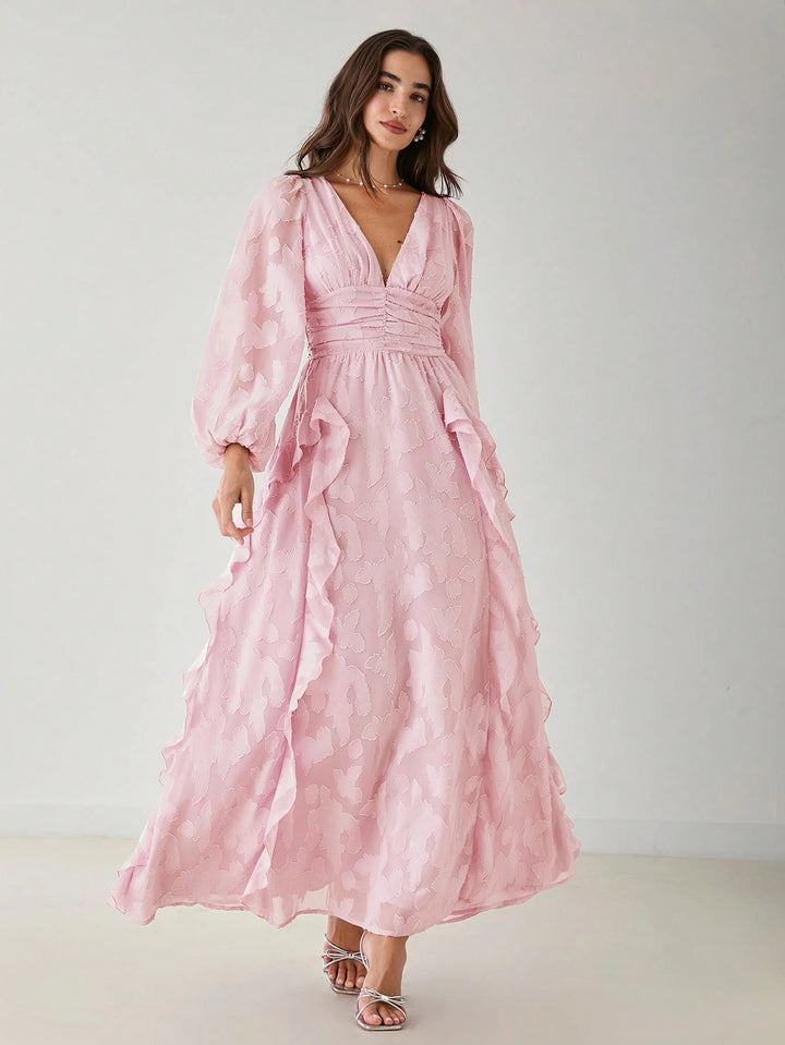 Rochie maxi SHEIN, roz