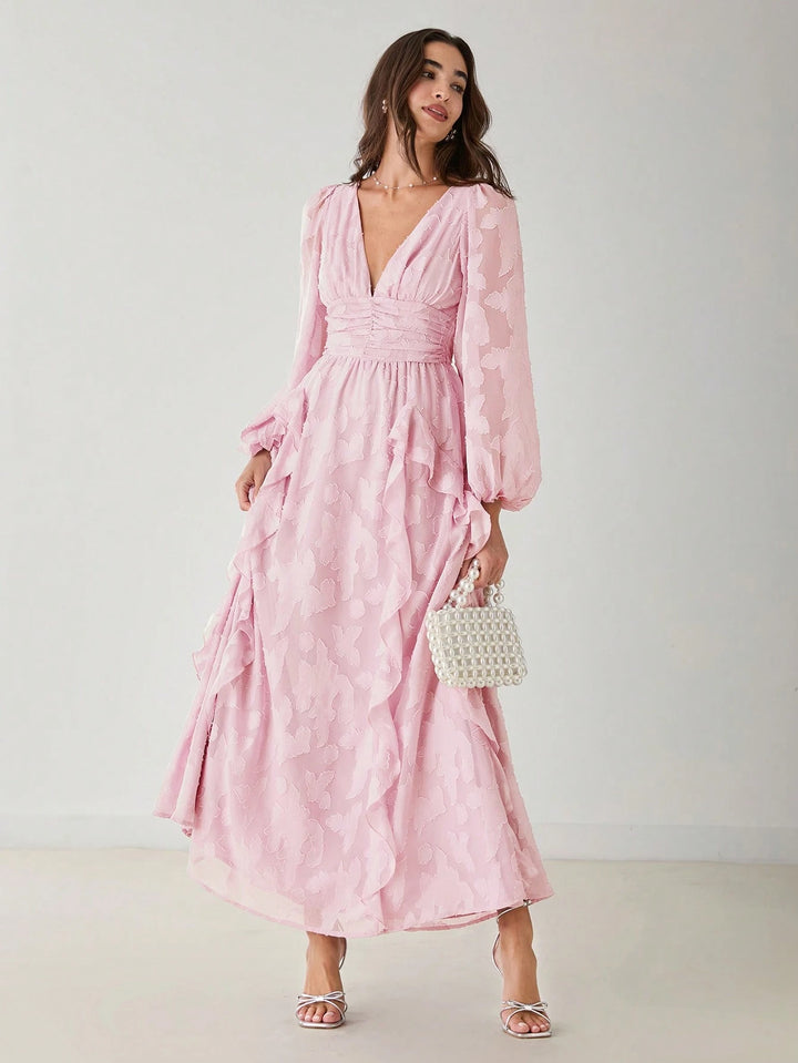 Rochie maxi SHEIN, roz