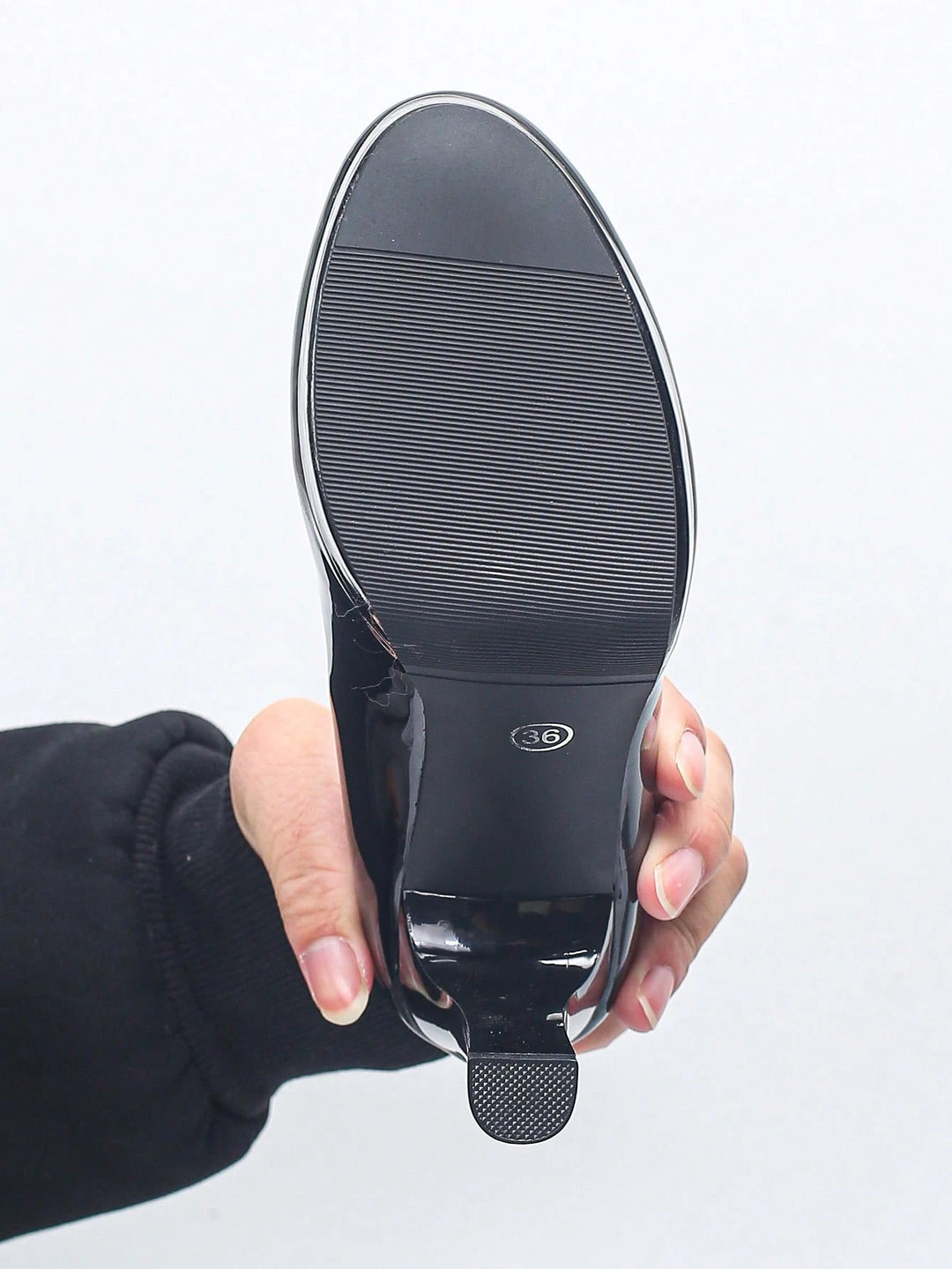 Pantofi cu toc SHEIN, negru