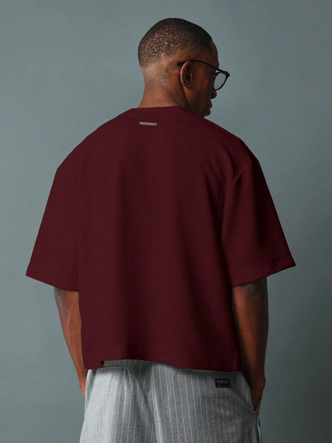 Tricou SHEIN, vișiniu