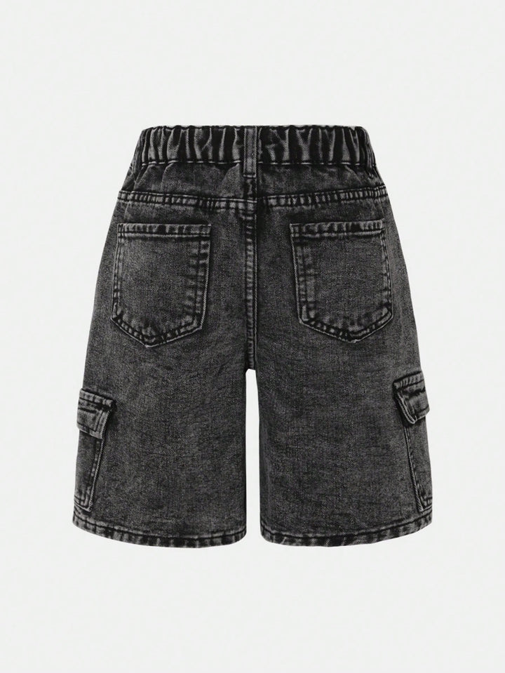 Pantaloni scurți SHEIN, negru