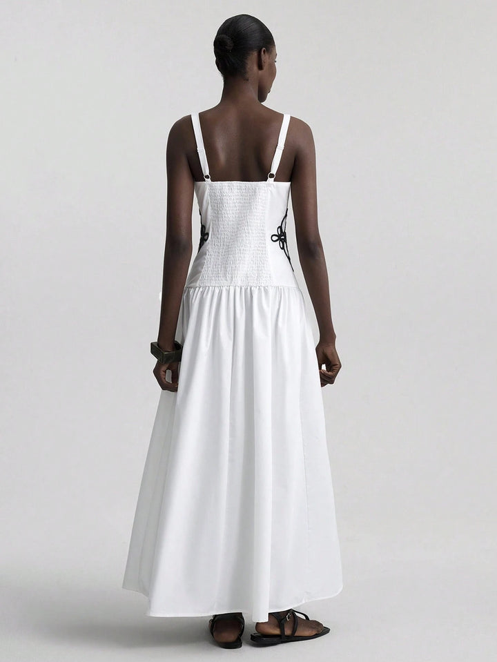 Rochie maxi SHEIN, alb