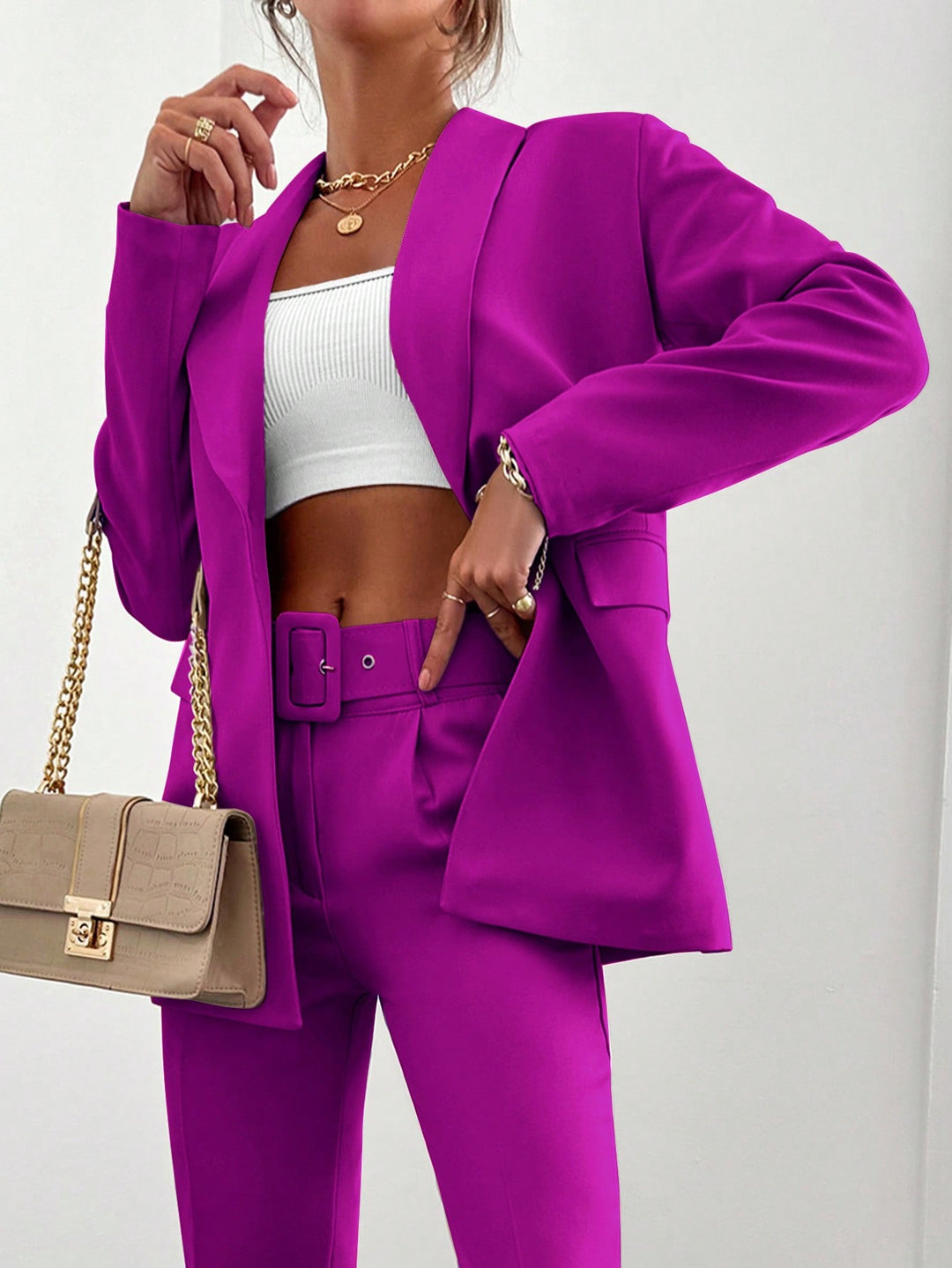 Costum SHEIN, roz