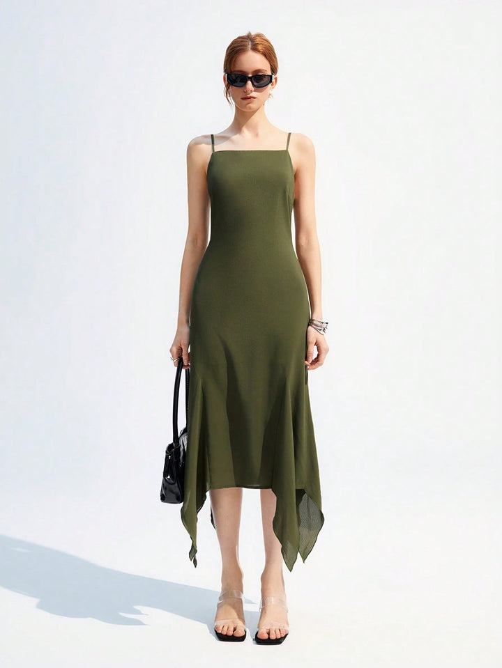 Rochie maxi SHEIN, verde