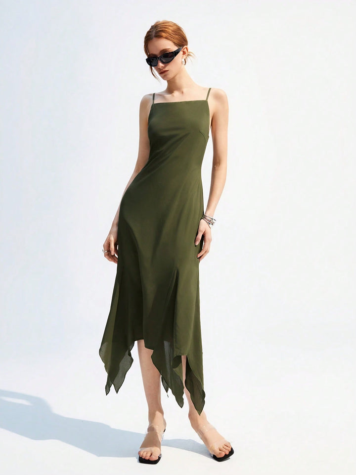 Rochie maxi SHEIN, verde