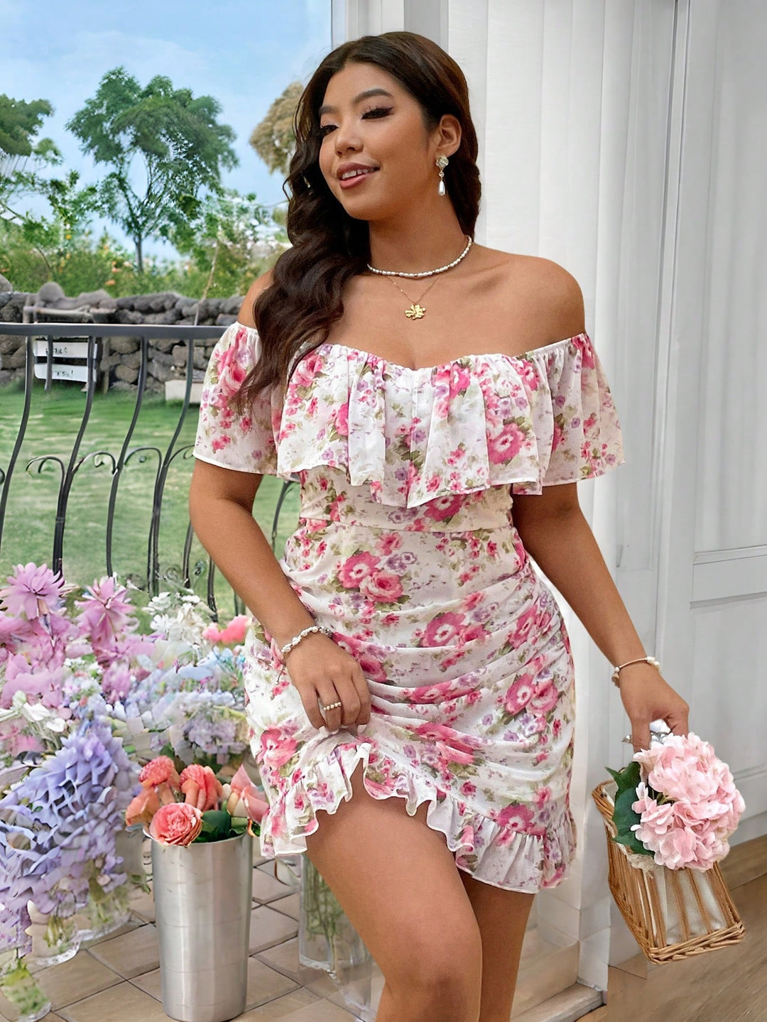Rochie mini SHEIN, mix culori