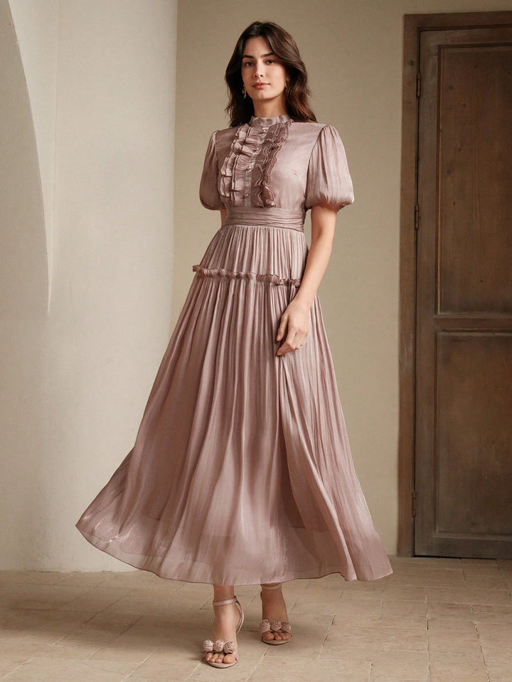 Rochie maxi SHEIN, vișiniu