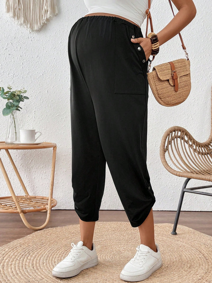 Pantaloni SHEIN, negru