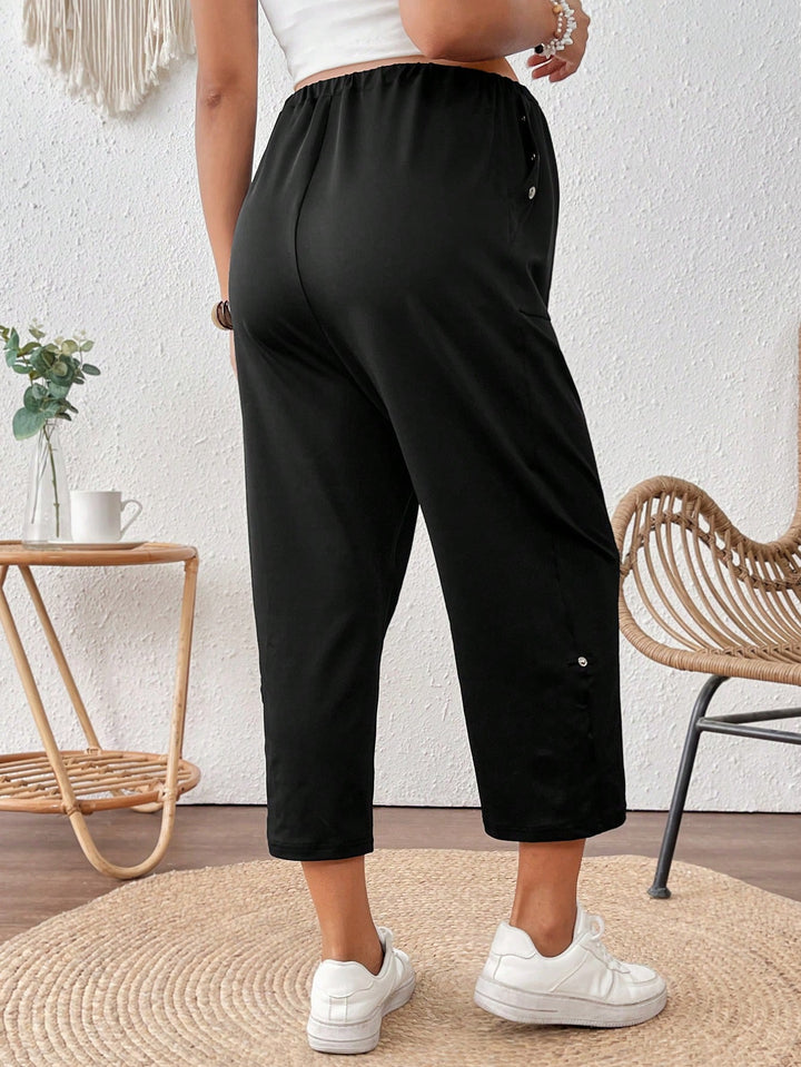 Pantaloni SHEIN, negru