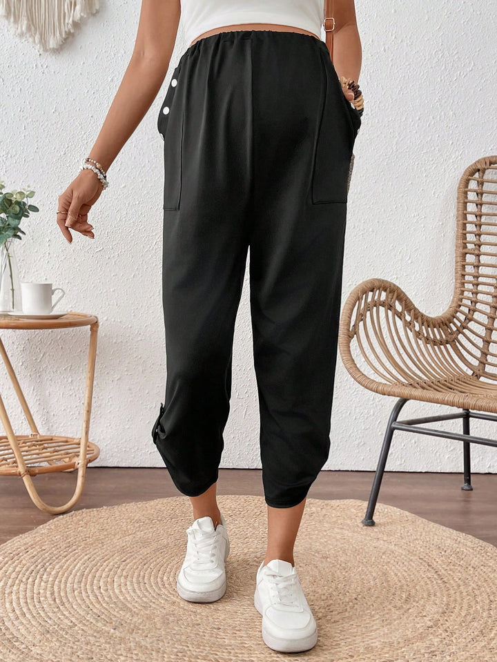Pantaloni SHEIN, negru