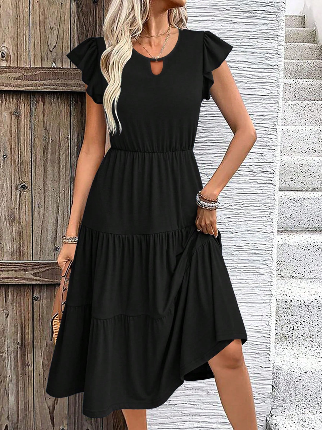 Rochie midi SHEIN, negru