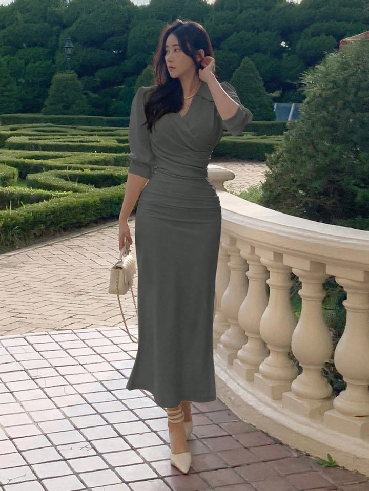 Rochie maxi SHEIN, gri