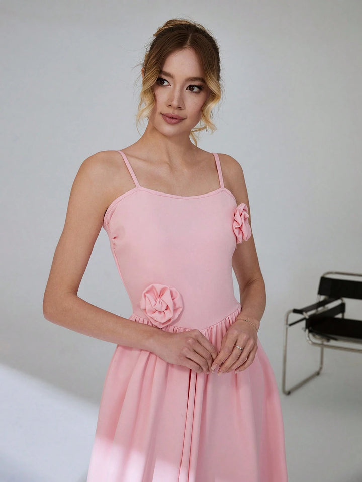 Rochie maxi SHEIN, roz