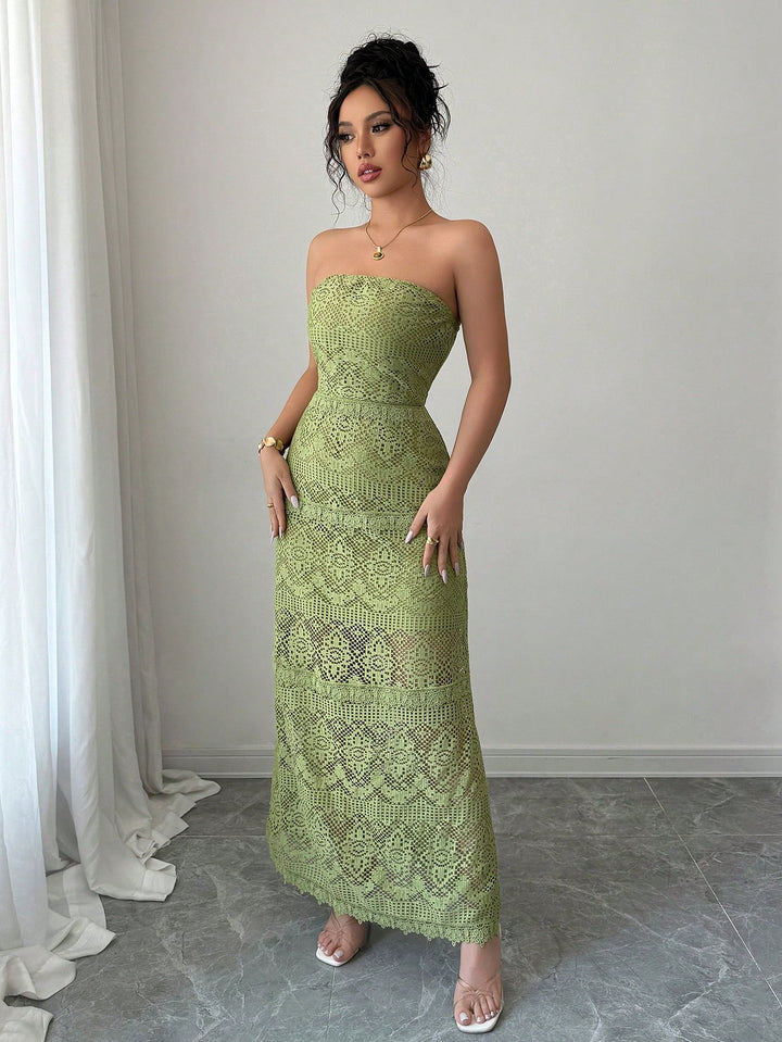 Rochie maxi SHEIN, verde