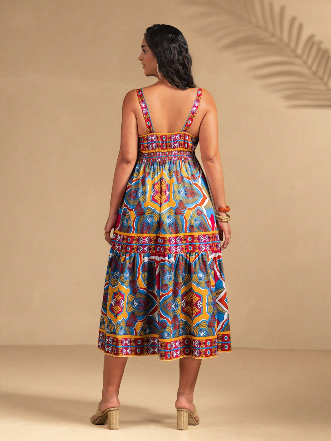 Rochie midi SHEIN, mix culori