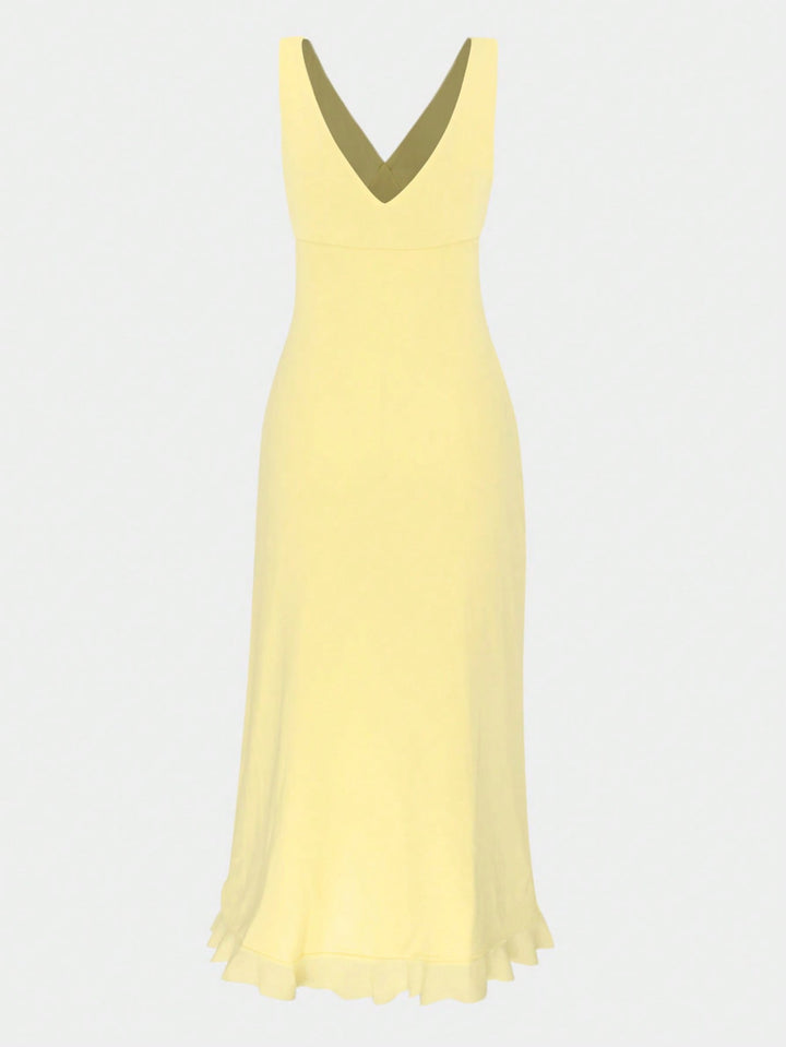 Rochie maxi SHEIN, galben