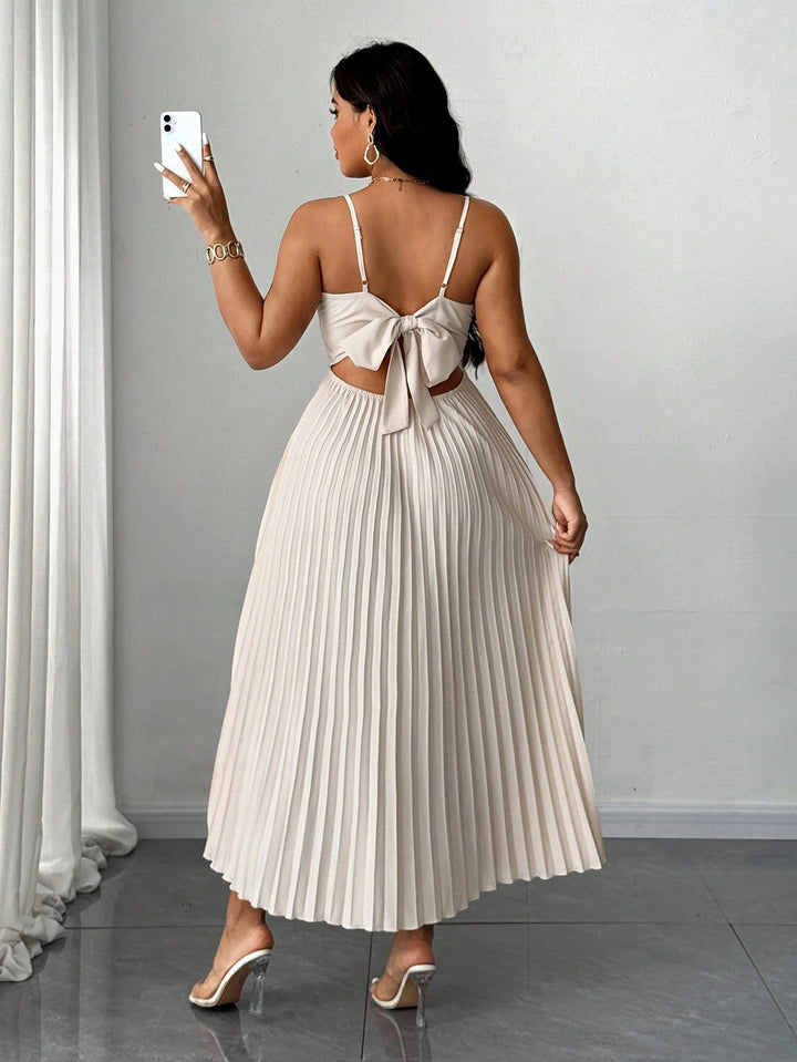 Rochie maxi SHEIN, crem