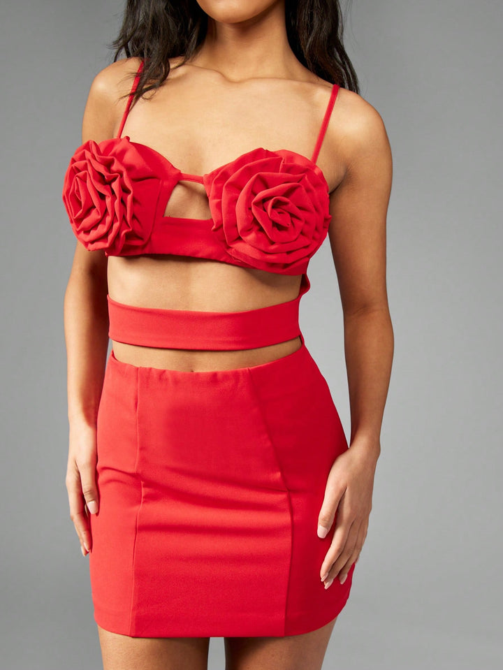 Rochie mini SHEIN, roșu