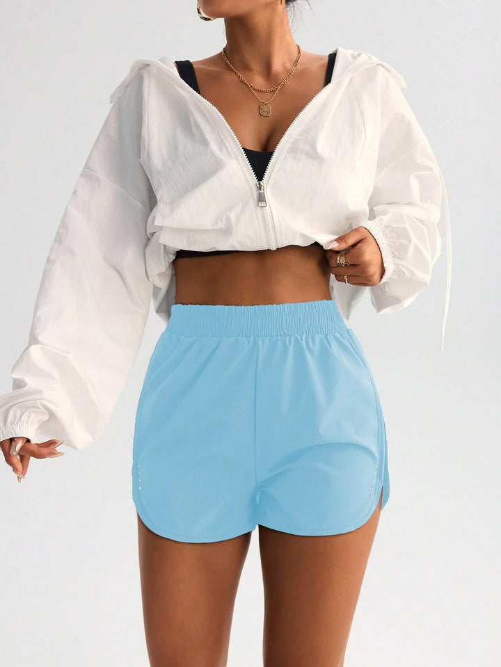 Pantaloni scurți Shein, albastru