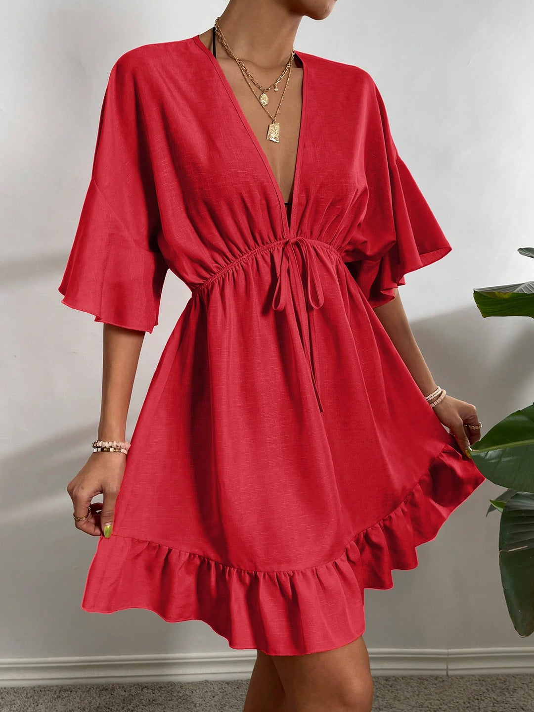 Rochie mini SHEIN, roșu