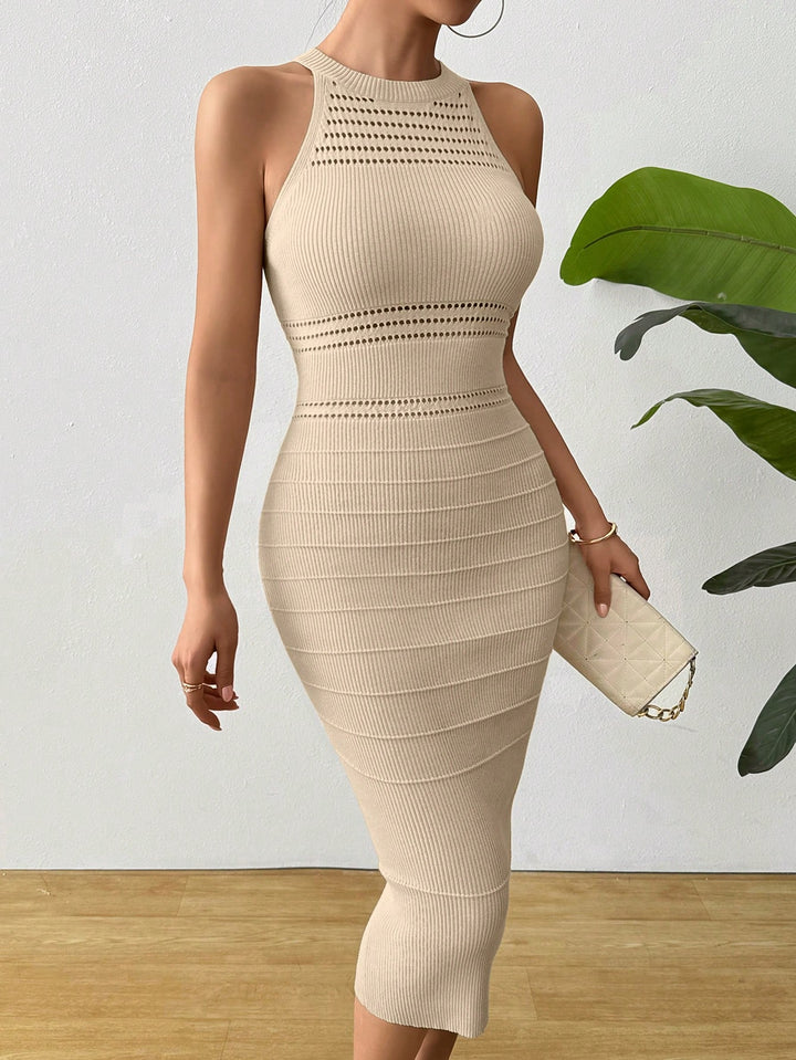 Rochie midi SHEIN, bej