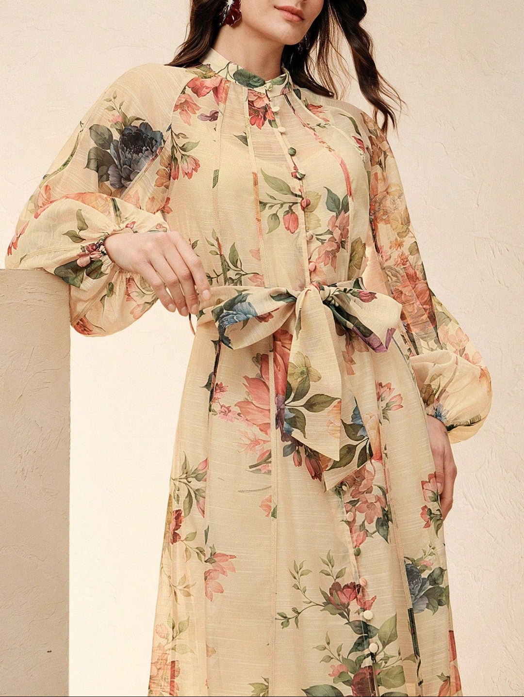 Rochie midi Shein, mix culori