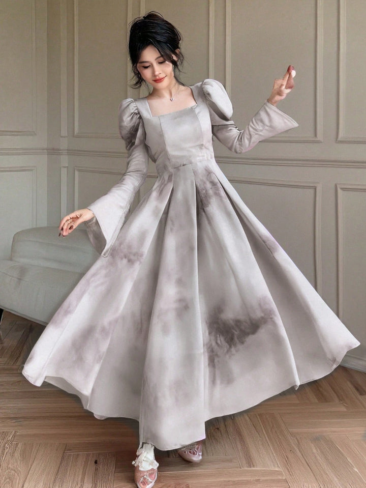 SHEIN maxi ruha, szürke
