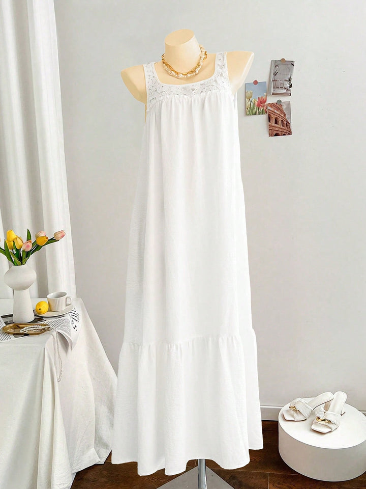 Rochie maxi SHEIN, alb